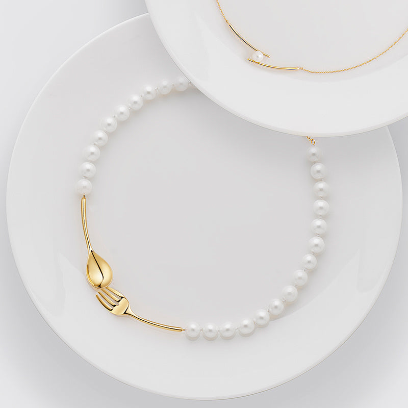 Vintage premium pearl necklace Curren