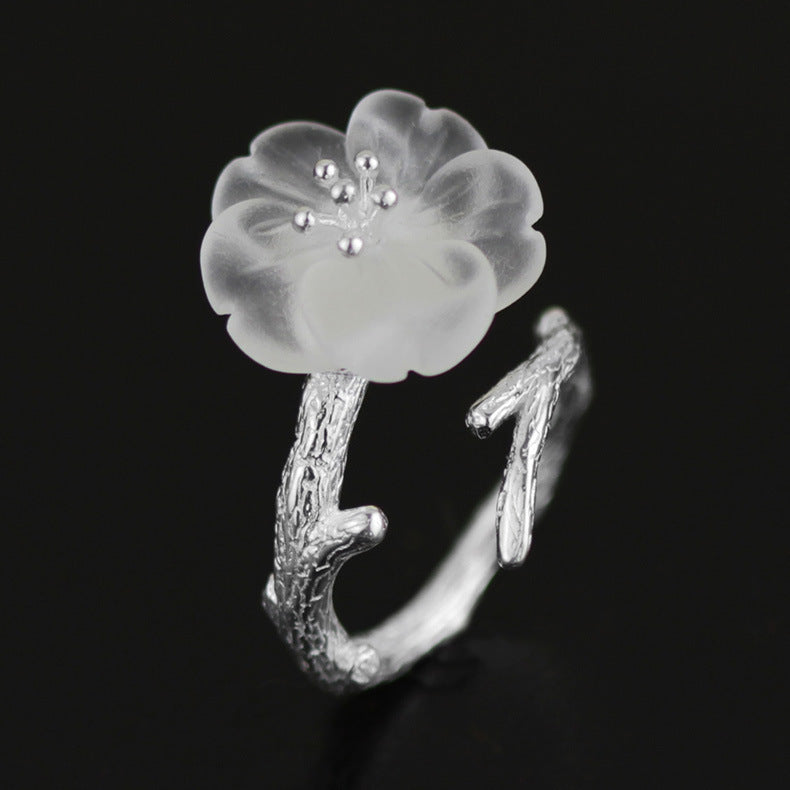 Creative flower branch ring Curren