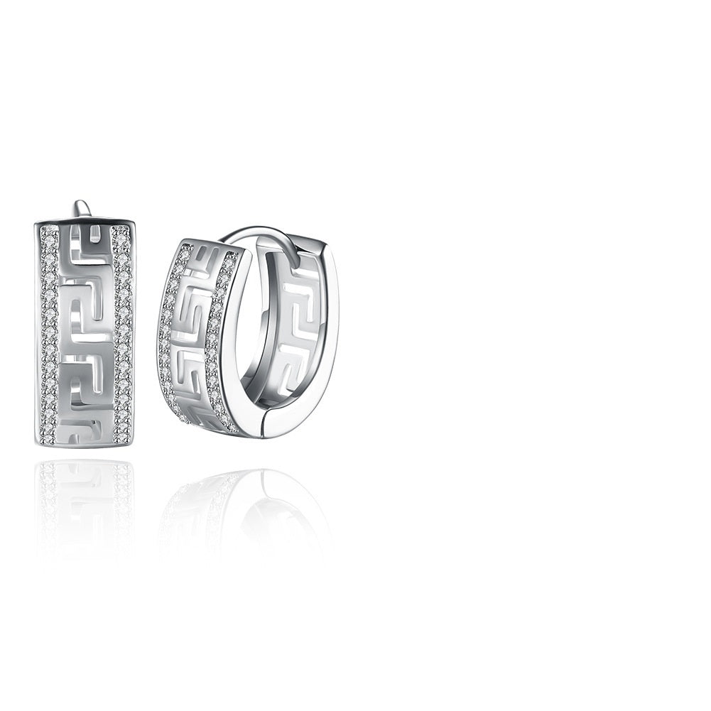 Factory Direct Sales Sanskrit Diamond Earrings Curren