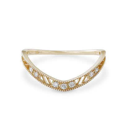 Light Jewelry Silver Ring Forest Cutout null