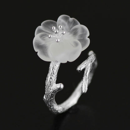 Creative flower branch  ring Curren