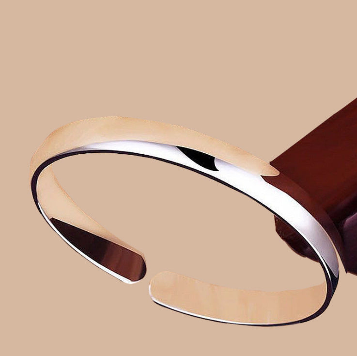 Women's Eco-Friendly Copper Plating Silver Bracelet Curren