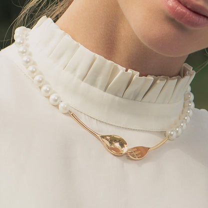 Vintage premium pearl necklace Curren