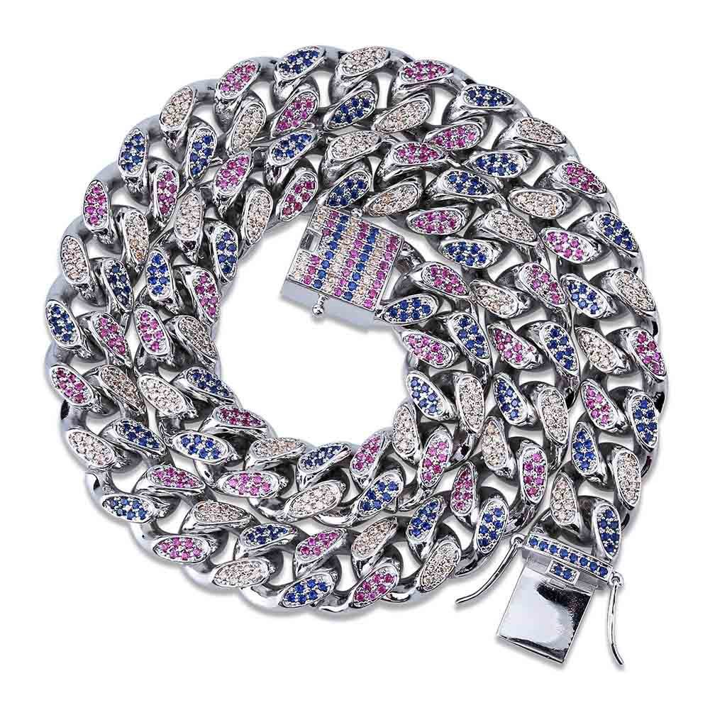 14mm Rainbow Jewelry Necklace Curren