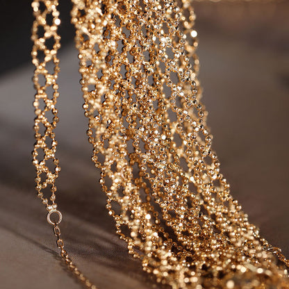 Women's Fashion Simple Lace Braided Chain Curren