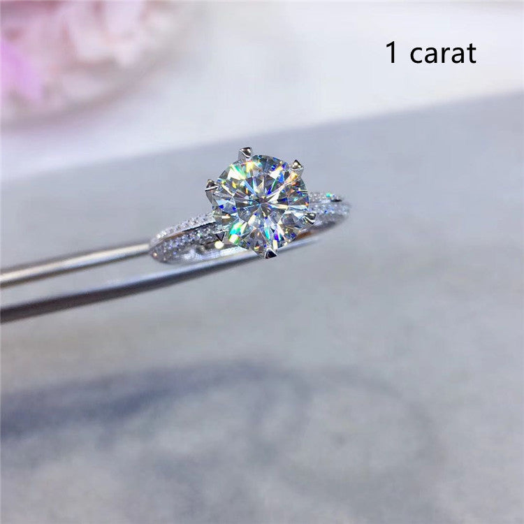 Half Of The Country Moissanite Diamond Ring Fidelity Curren