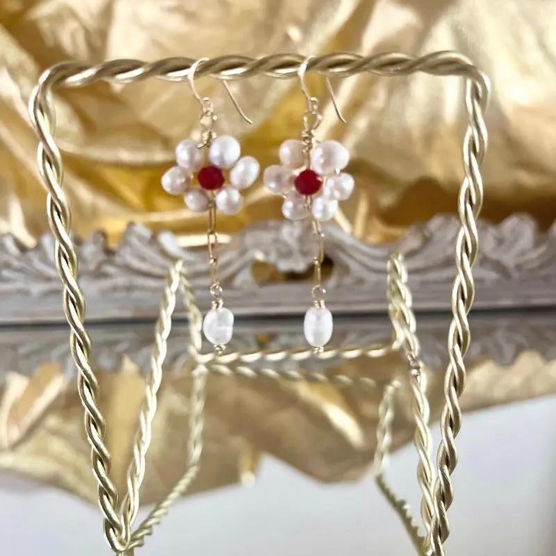 Flower Elegant Dangle Earrings