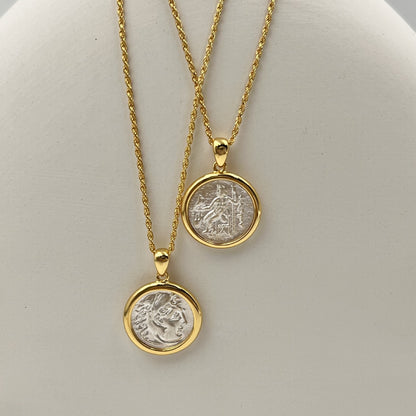 Women's High-grade Element Portrait Sterling Silver Necklace Curren