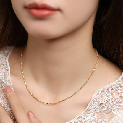 Women's Fashion Simple Lace Braided Chain Curren