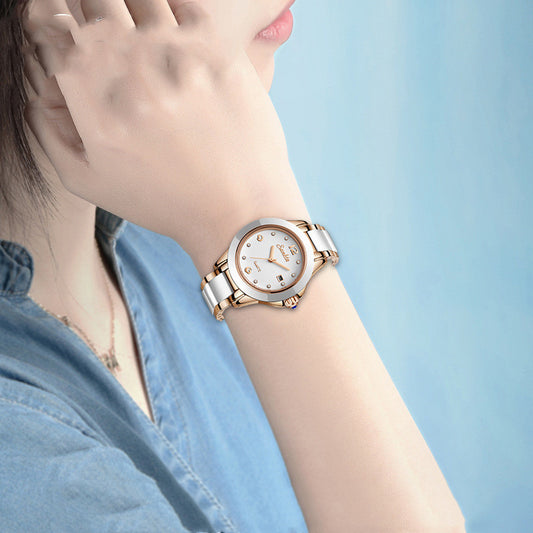 Fashion Women's Rose Gold Women's Watch Curren