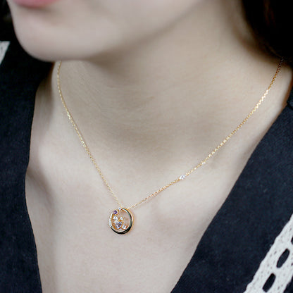 Romantic Garden Cordierite Necklace Designed By Minority Curren