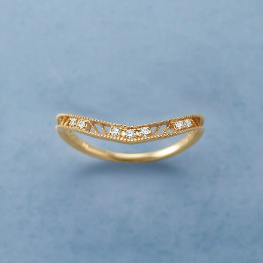 Light Jewelry Silver Ring Forest Cutout null