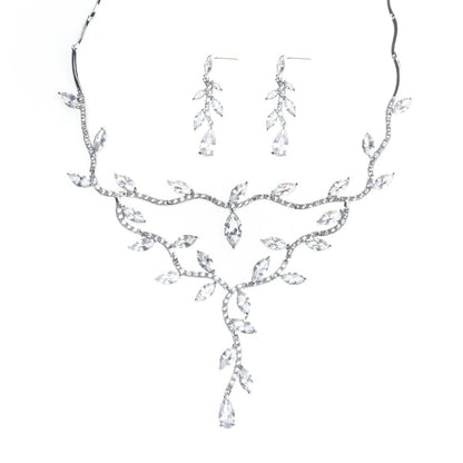 Zircon Necklace Bride Set In Europe And America Curren