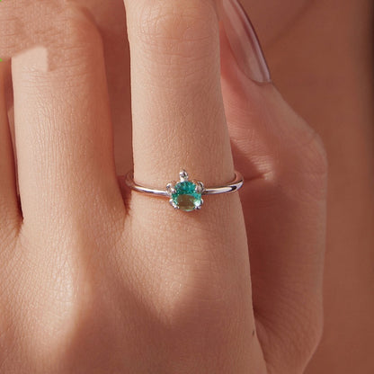 S925 Sterling Silver Turtle Ear Stud And Ring Curren