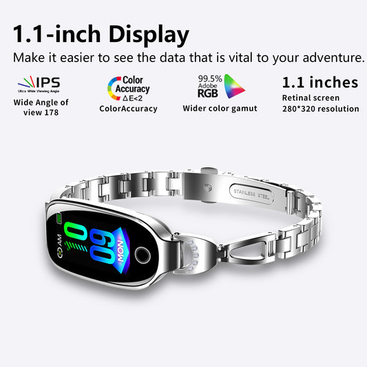 Women's Smart Watch Non-invasive Blood Glucose Menstrual Reminder Curren