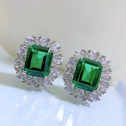 9*11MM Emerald High Carbon Diamond