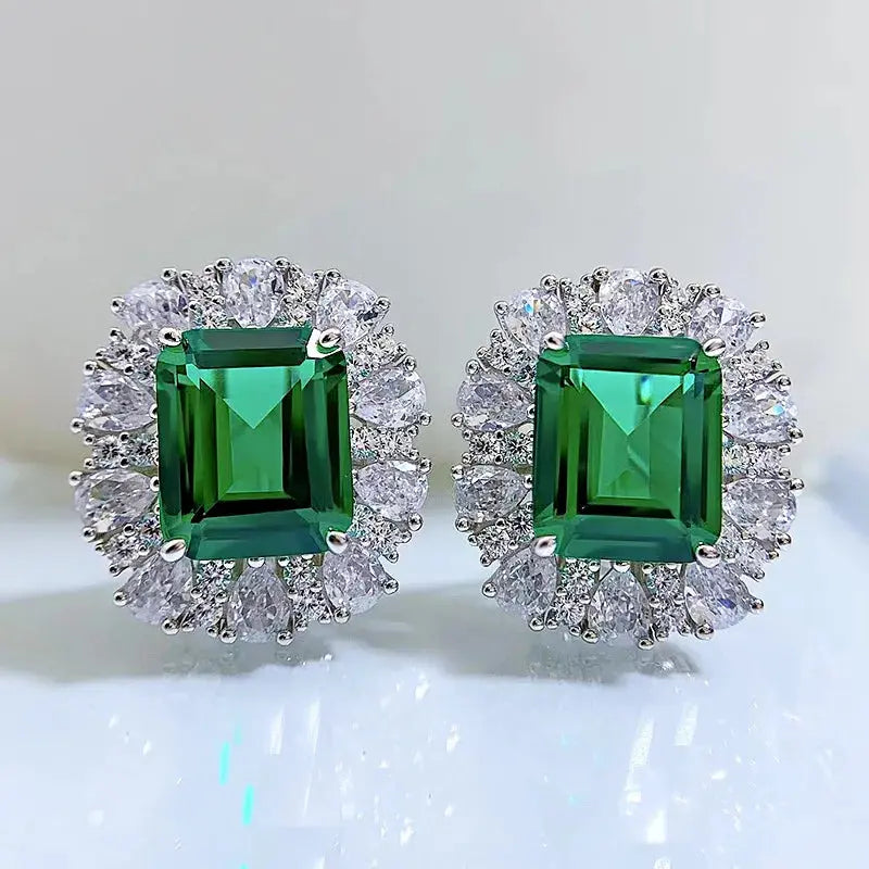 9*11MM Emerald High Carbon Diamond