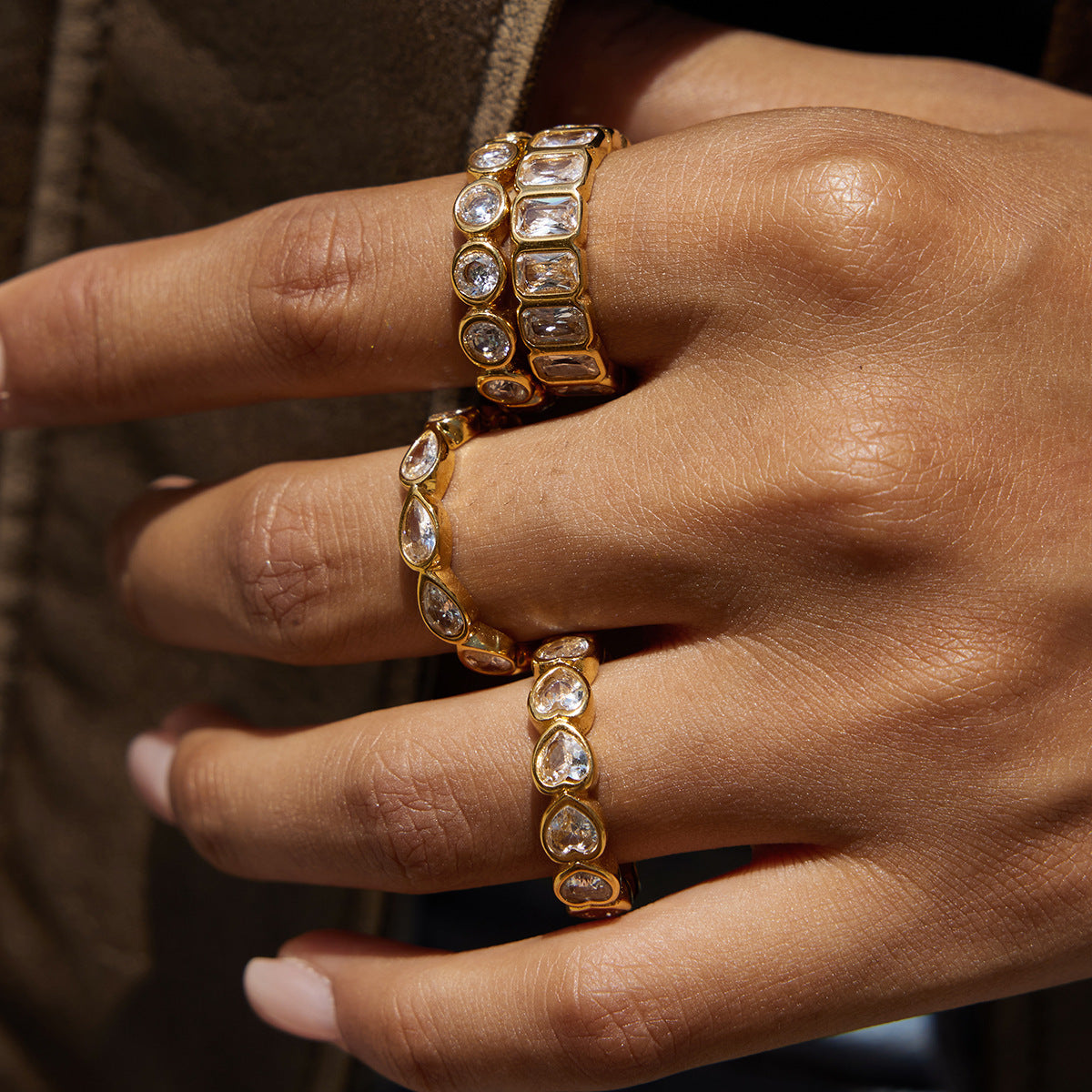 Love Titanium Steel Ring Women's Non-fading Jewelry Light Luxury Curren