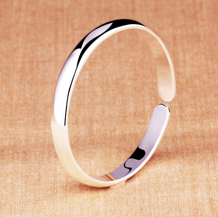 Women's Eco-Friendly Copper Plating Silver Bracelet Curren