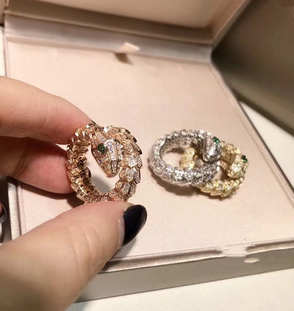 Brass Gold Plated Micro Set Diamond Bracelet Ring Set Curren