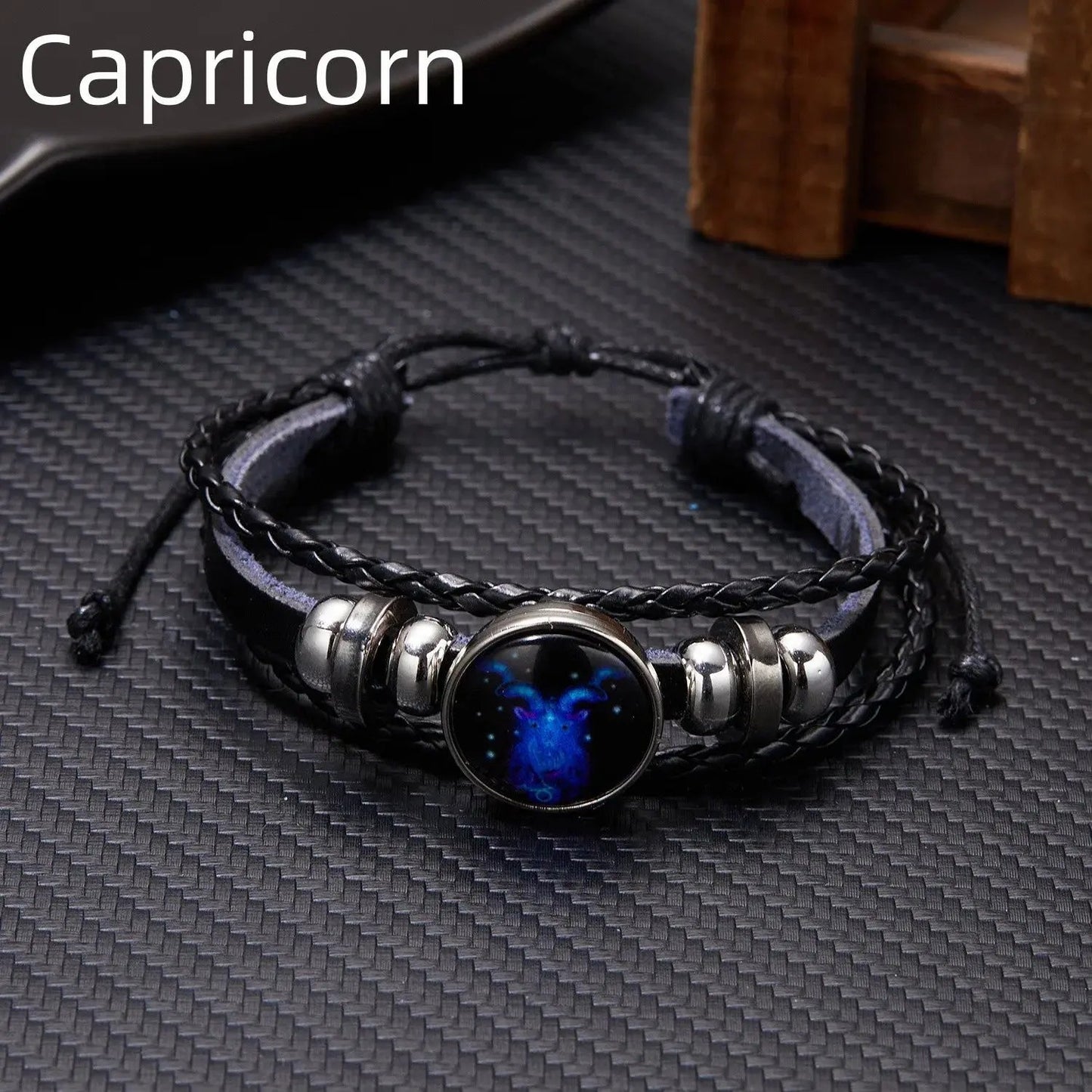12 Constellation Zodiac Sign Charm Luminous Bracelets Men Women 