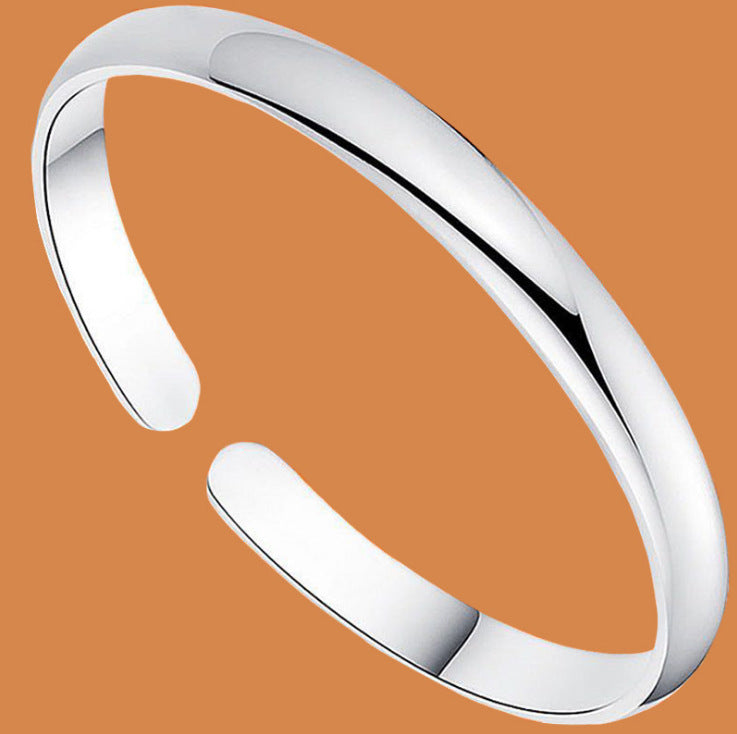 Women's Eco-Friendly Copper Plating Silver Bracelet Curren