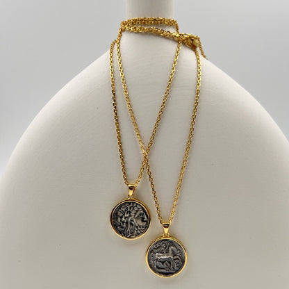 Women's High-grade Element Portrait Sterling Silver Necklace Curren